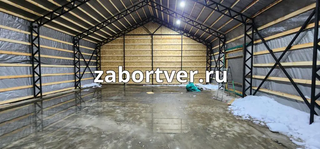 Строительство ангаров из металлоферм в Твери: профессиональные сварочные работы, изготовление и сборка под ключ
